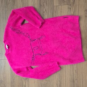 Marc Jacobs Fuchsia Crew Neck Sweater